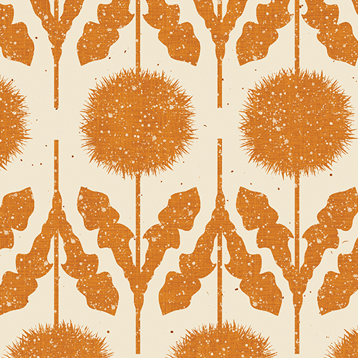 Wishflower By Rachel Rossi Designs For Benartex - Digitally Printed - Gold