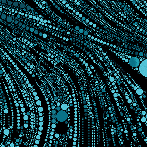 Cat Artistry By Peggy Collins For Benartex - Digitally Printed - Turquoise