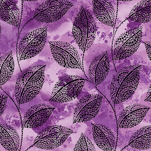 Go With The Flow By Ann Lauer For Benartex - Purple