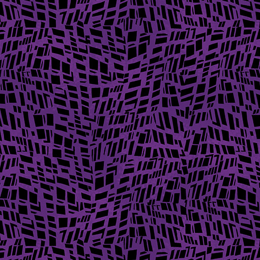 Go With The Flow By Ann Lauer For Benartex - Dark Purple