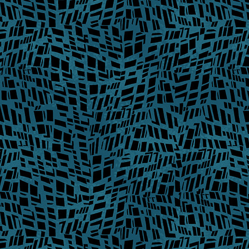 Go With The Flow By Ann Lauer For Benartex - Dark Teal