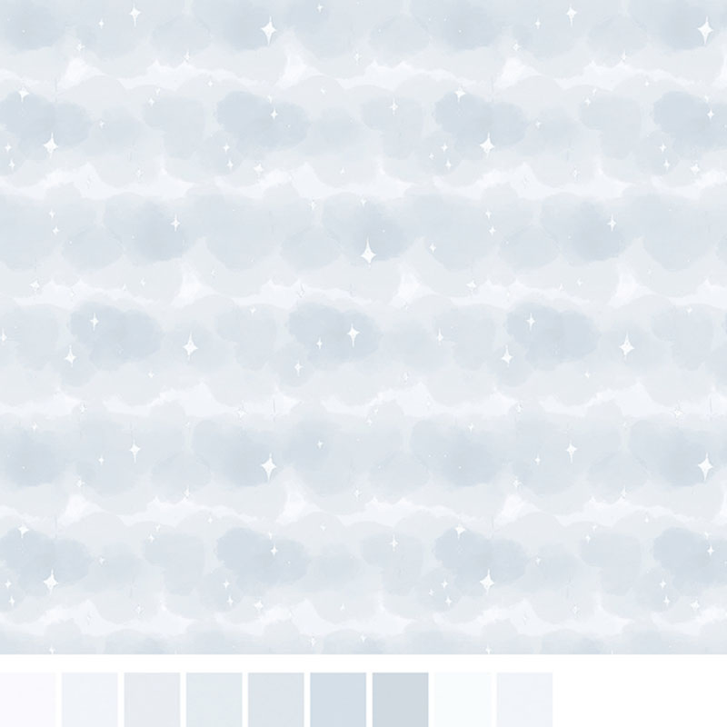 Spellbound By Marin Sutton For Benartex - Digitally Printed - White Spellbound By Marin Sutton For Benartex - Digitally Printed - White