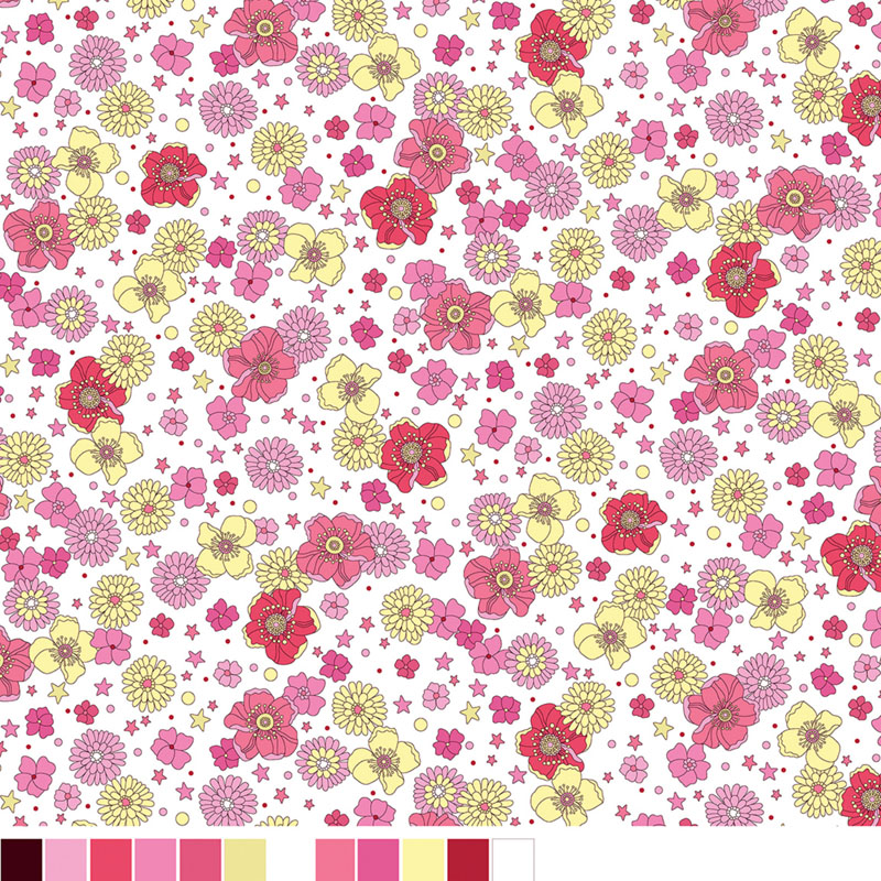 Tiny Secrets By Pat Sloan For Benartex - Pink