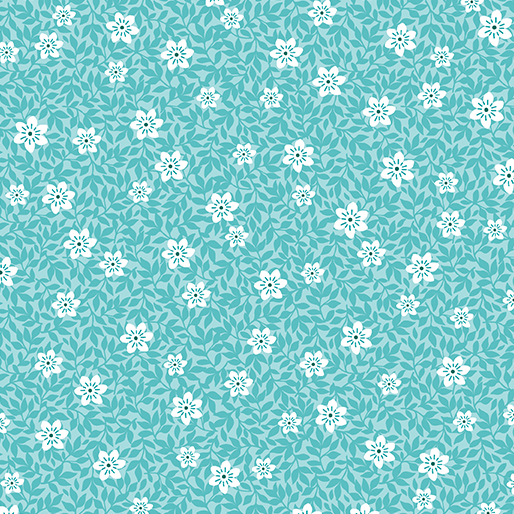 Seaside Garden By Contempo Studio For Benartex - Aquamarine