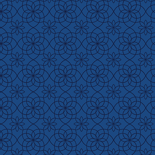 Seaside Garden By Contempo Studio For Benartex - Cobalt