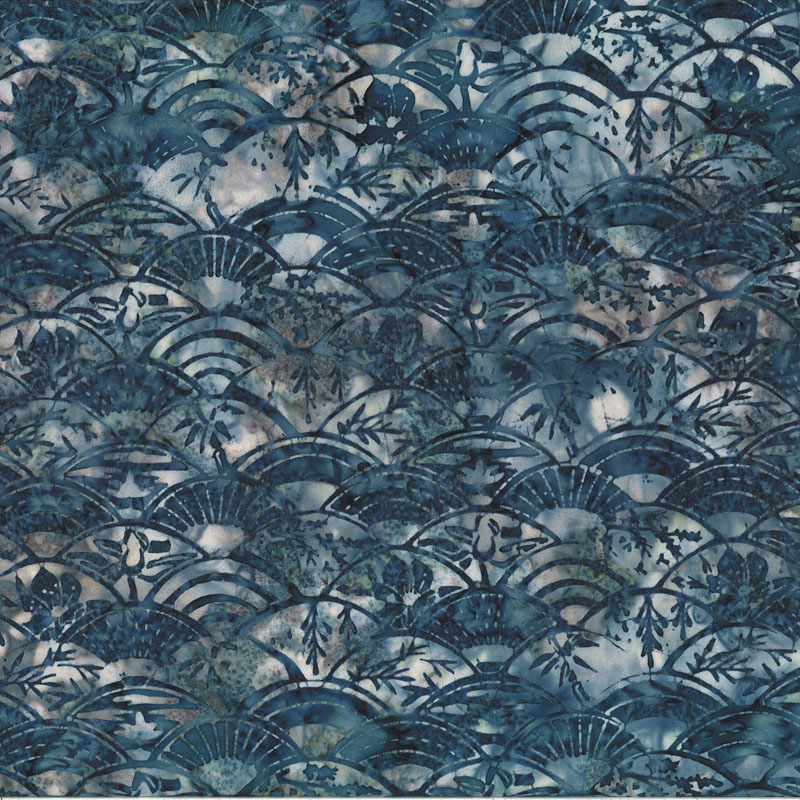 Summer Zen Batik By Dana Michelle  For Hoffman - Navy