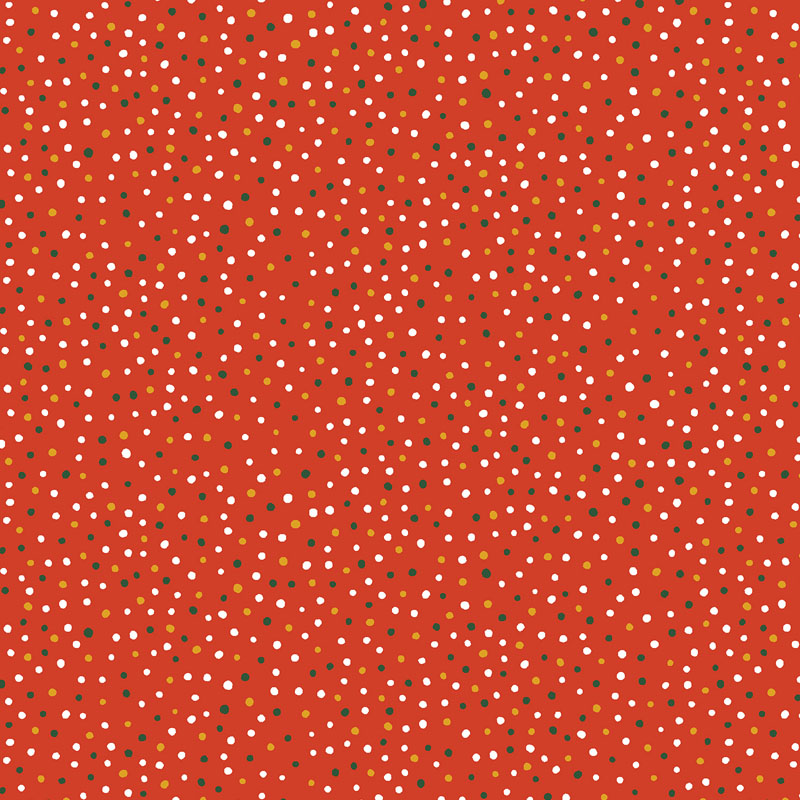 Happiest Dots By Rjr Studio For Rjr Fabrics - Holiday Red