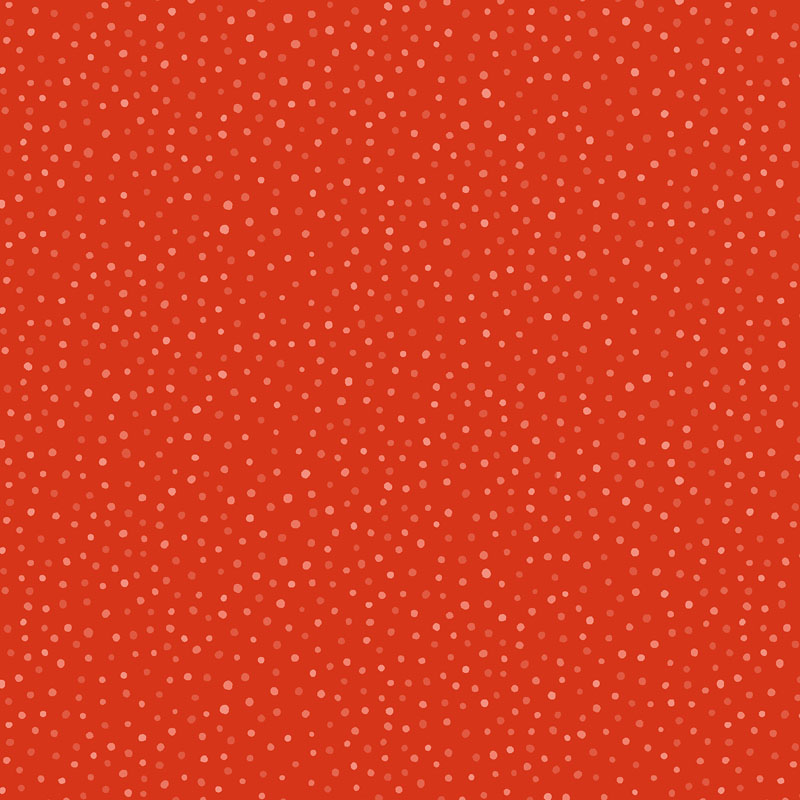 Happiest Dots - Brights By Rjr Studio For Rjr Fabrics - Red-Orange