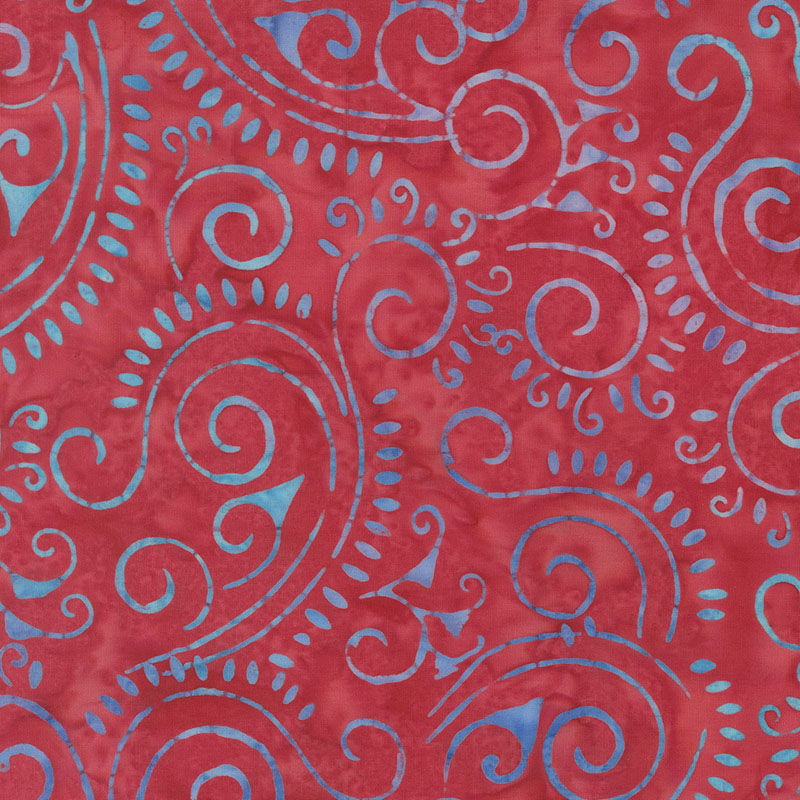 Sunburst Batiks By Moda - Raspberry