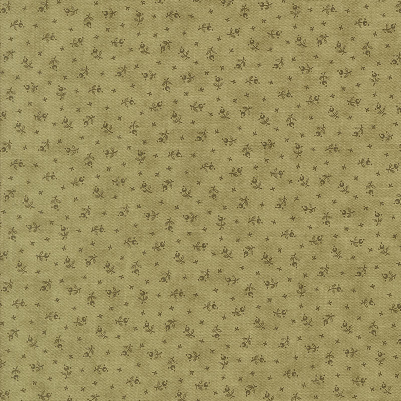 3 Sisters Favorites Vintage Linens Meadow Greens By 3 Sisters For Moda - Basil