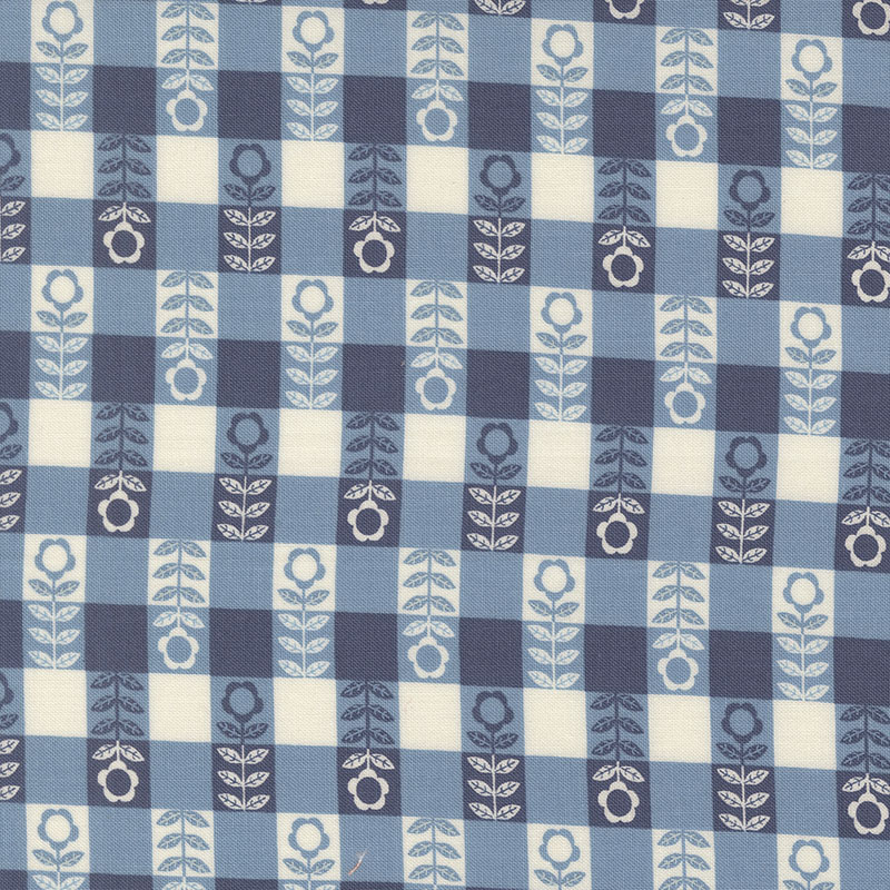 Night Owl By Gingiber For Moda - Sky Night Owl By Gingiber For Moda - Sky