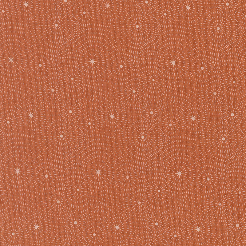 Night Owl By Gingiber For Moda - Clay Night Owl By Gingiber For Moda - Clay