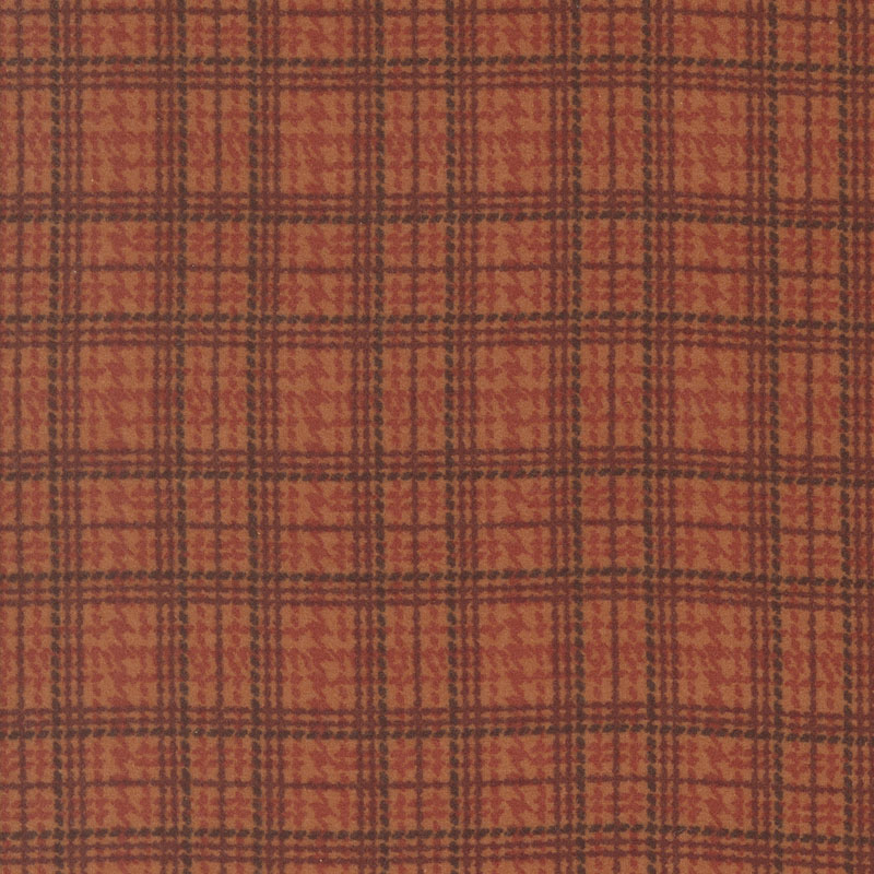 Prairie Gatherings Flannels By Primitive Gatherings For Moda - Rust