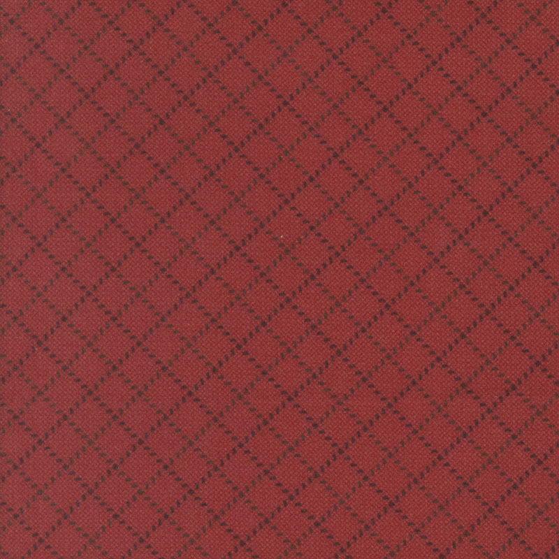 Prairie Gatherings Flannels By Primitive Gatherings For Moda - Brick