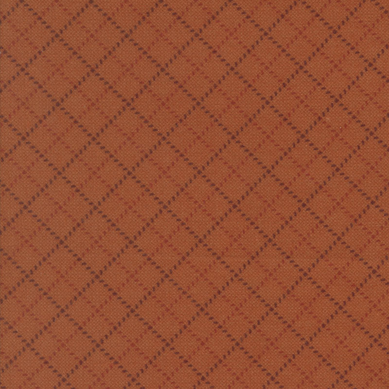 Prairie Gatherings Flannels By Primitive Gatherings For Moda - Rust