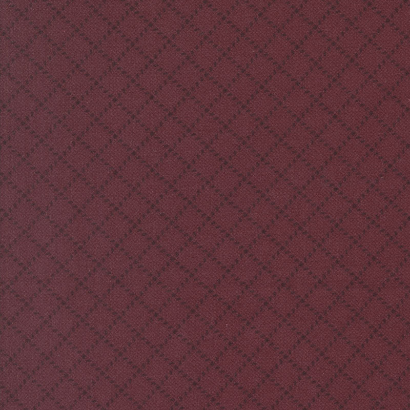 Prairie Gatherings Flannels By Primitive Gatherings For Moda - Merlot