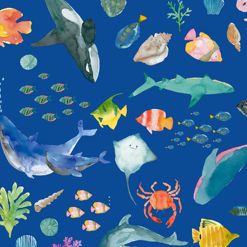 Under The Sea By Wee Blue Bell For Lewis & Irene - Under The Sea - Deep Sea