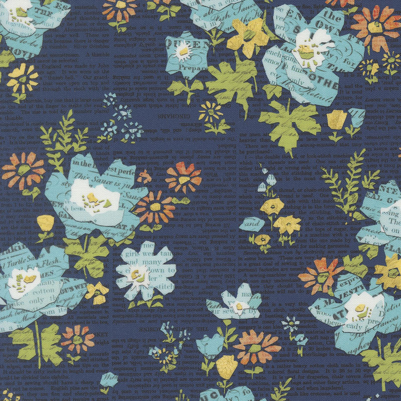 Paper Hamlet By Cathe Holden For Moda - Midnight