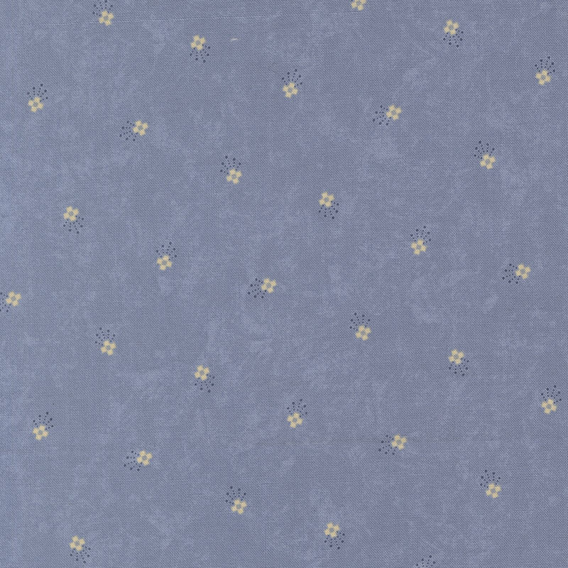 Bluebirds Nest By Kansas Troubles For Moda - Light Blue