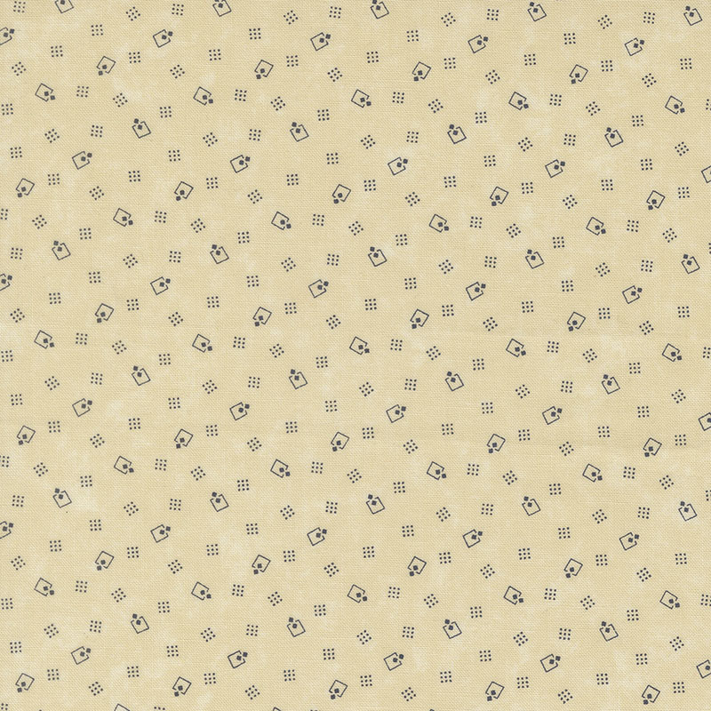 Bluebirds Nest By Kansas Troubles For Moda - Tan