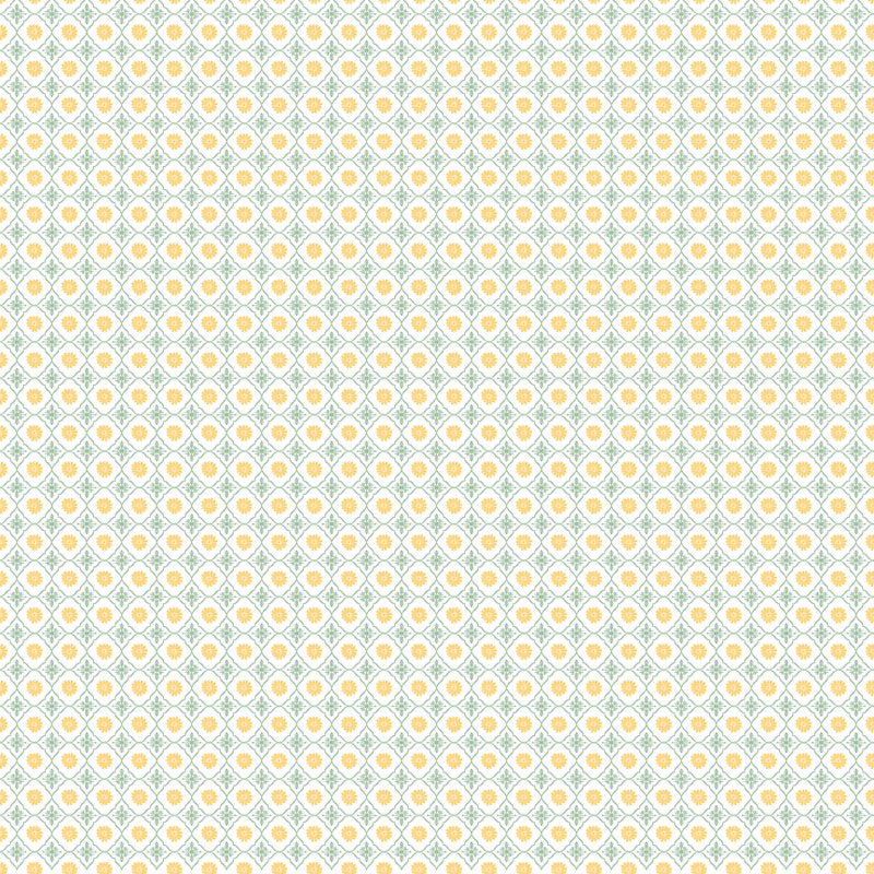 Unicorn Dreams By Ginger Deverell For Poppie Cotton - Celery