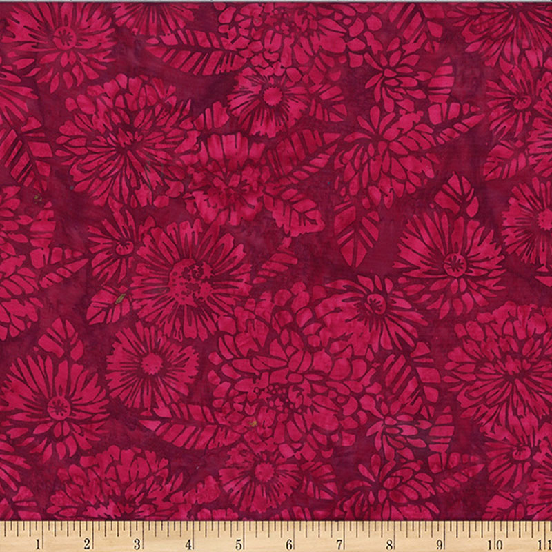 Bali Batik By Hoffman - Red Velvet
