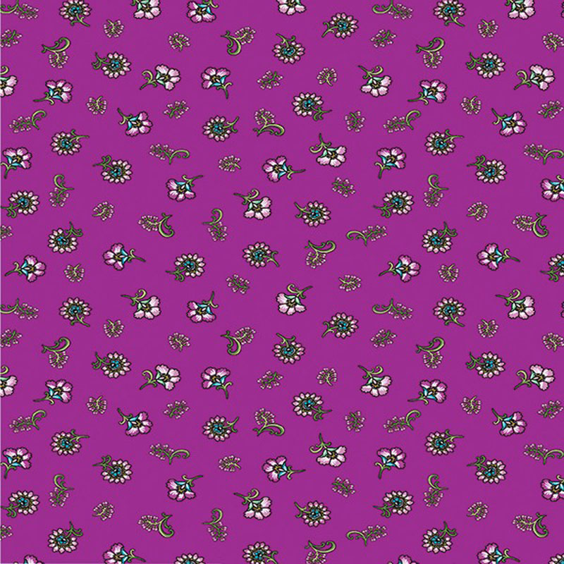 Jacobean Garden By Kanvas Studio For Benartex Digitally Printed - Berry