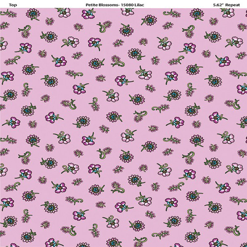 Jacobean Garden By Kanvas Studio For Benartex Digitally Printed - Lilac