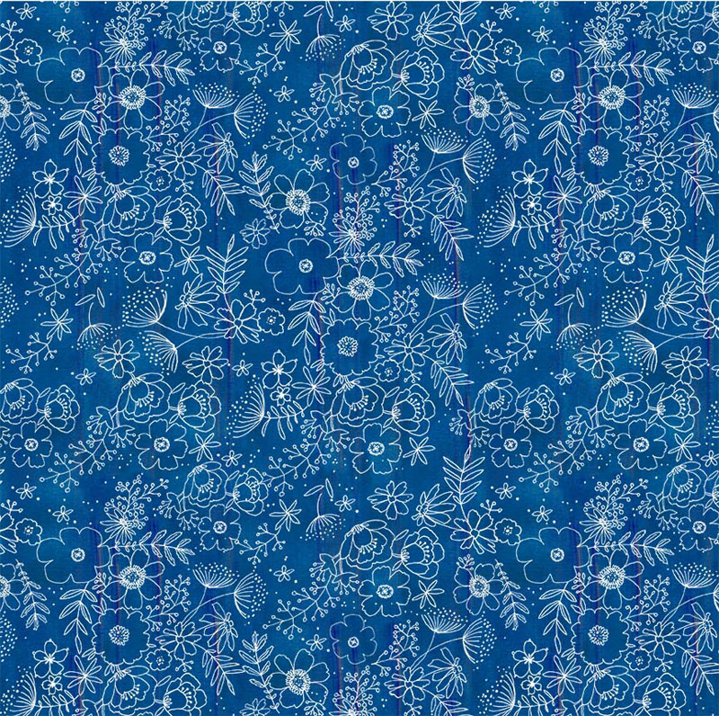 Beau Allium By Michael Miller - Midnight Allium - Malibu