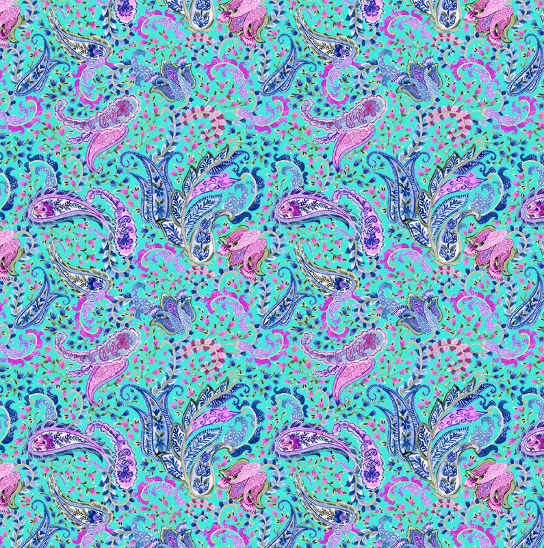 Brush Of Iris By Michael Miller - Violet Muse - Pool