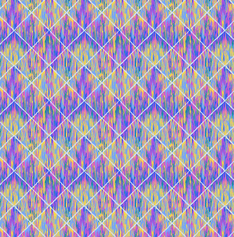 Brush Of Iris By Michael Miller - Twilight Meadow - Purple