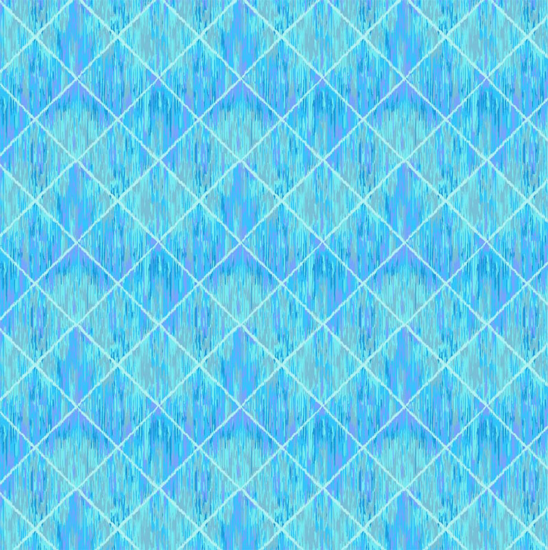 Brush Of Iris By Michael Miller - Twilight Meadow - Turquoise