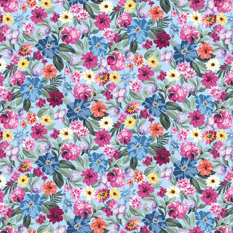 Bohemian Lane By Michael Miller - Wanderlust Blooms - Breeze