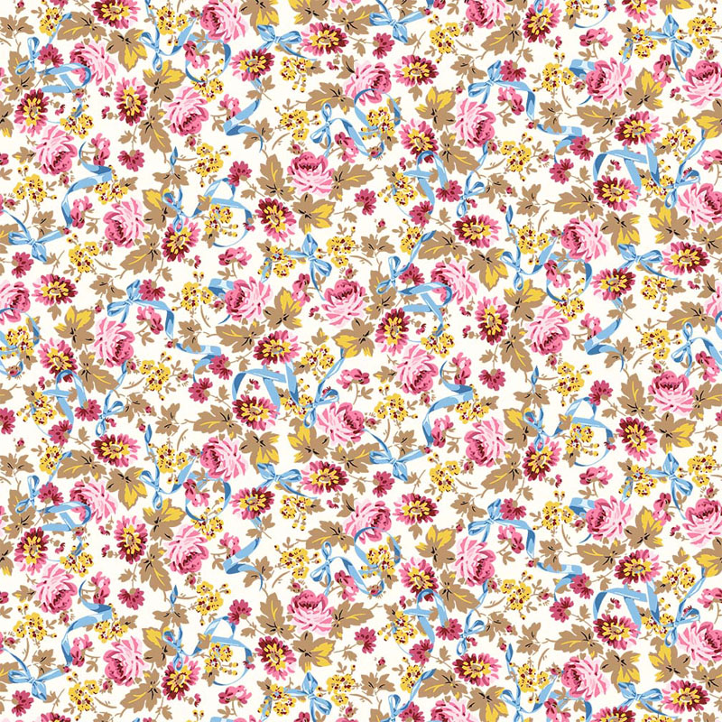 Bohemian Lane By Michael Miller - Festival Flora - Cream
