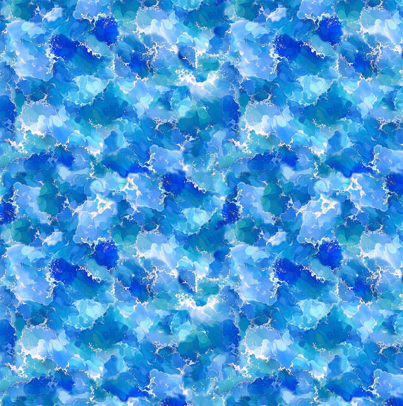 Wilderness In Motion By Michael Miller - Cobalt