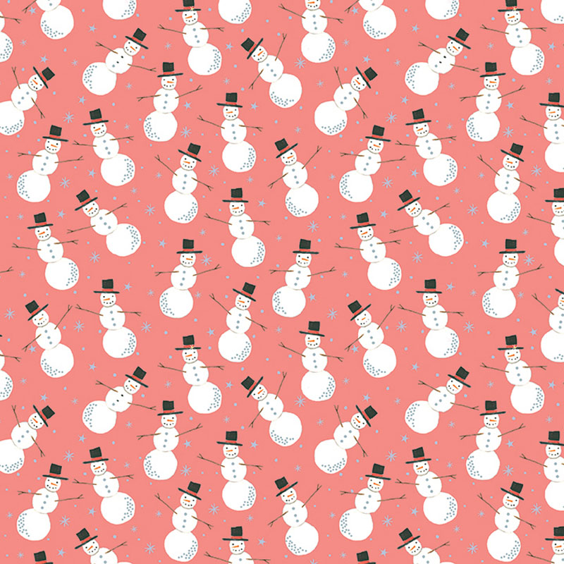 Magical Season By Katie Daisy For Benartex - Pearlescent - Medium Peach Jam