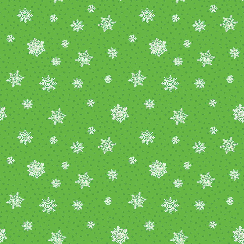 Snow Joy By Contempo Studio For Benartex - Digitally Printed - Green Snow Joy By Contempo Studio For Benartex - Digitally Printed - Green